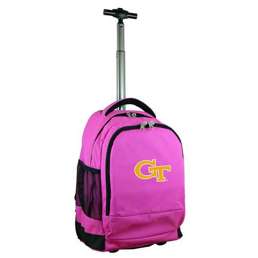 CLGTL780-PK: NCAA Georgia Tech Yellow Jackets Wheeled Premium Backpack